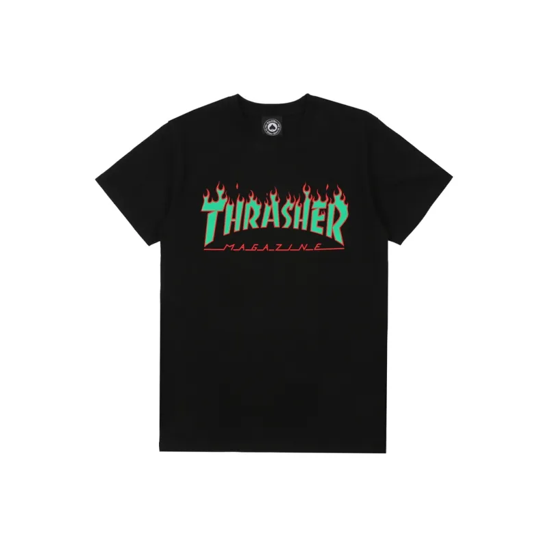 Thrasher T Shirt US Version Unisex Black-0