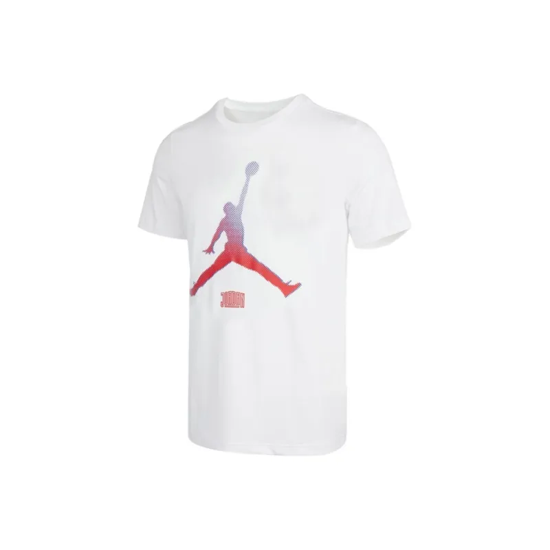 Jordan T Shirts Men White-0