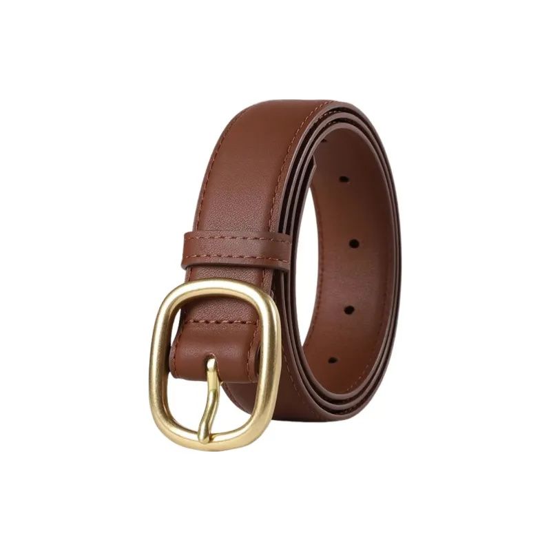 Warrior Bovine Split Transfer Leather Belts Women's 2.8CM-2