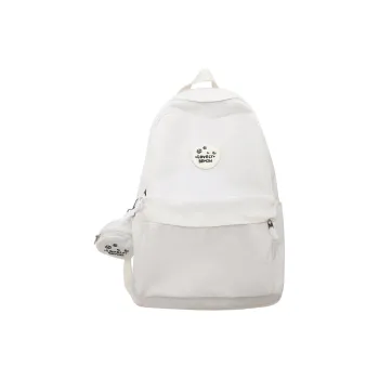 Yalu Nylon Backpacks Backpack Regular Unisex White Black/Ginger Yellow/Green/Dark Blue/Red