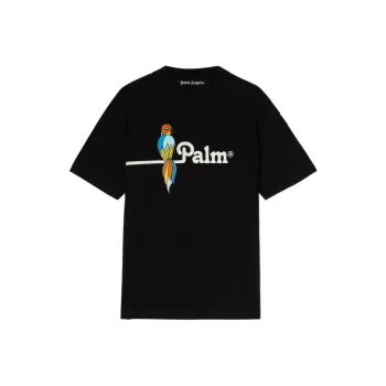 PALM ANGELS Parrot Logo T Shirt