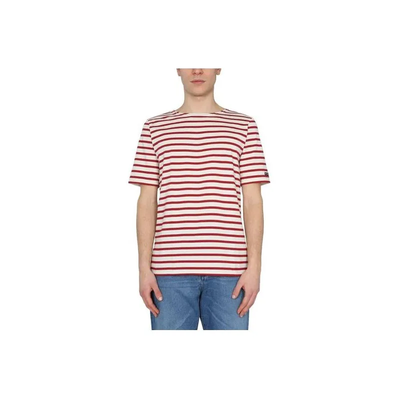 SAINT JAMES Striped Crewneck T Shirt-0