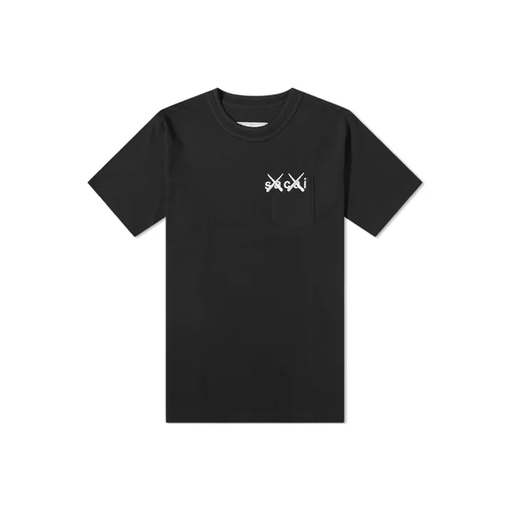 KAWS X Sacai Embroidery Tee-3
