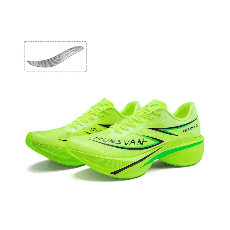 IRUNSVAN Low Top Running Shoes Unisex Aurora Green Gentleman Black-2