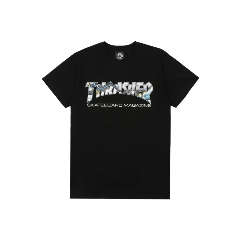 Thrasher T Shirt US Version Unisex Black-0