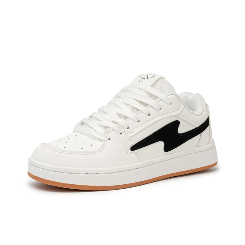 HUANAI Slip-Resistant Cushioning Lightweight Low-Top Skateboard Shoes Unisex-24