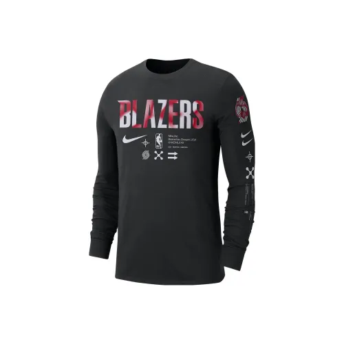 Nike Portland Trail Blazers Men's Nike Nba Long-Sleeve T-Shirt