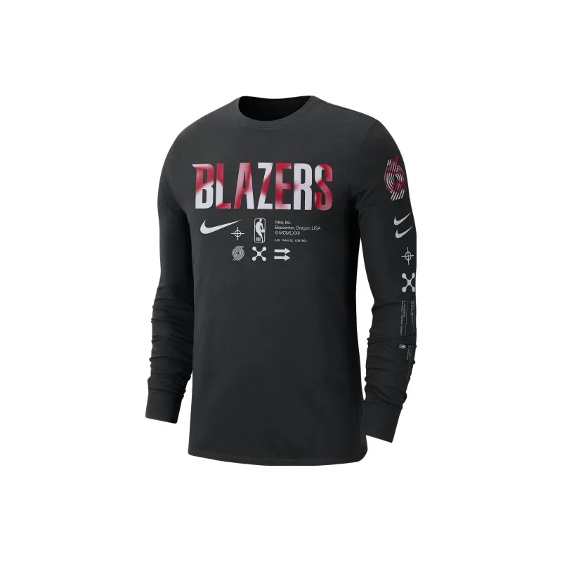 Nike Portland Trail Blazers Men's Nike Nba Long-Sleeve T-Shirt-0