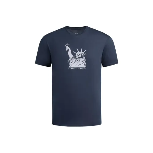 ARMANI EXCHANGE T Shirts Men Dark Blue