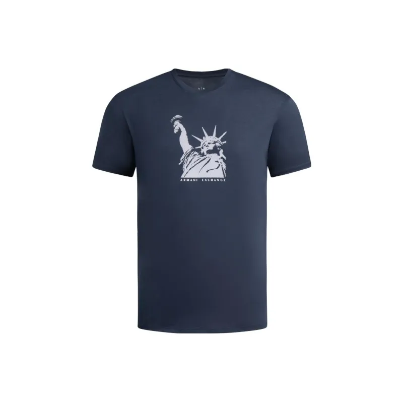 ARMANI EXCHANGE T Shirts Men Dark Blue-0