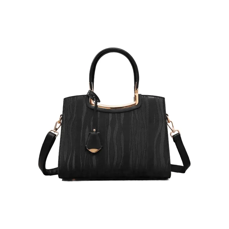 CLEVER& KETCH PU Handbag Tote Shoulder Bag Crossbody Bag Regular Women's Red/Black-6