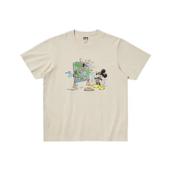 Steven Harrington X UNIQLO T Shirts Unisex Light Beige