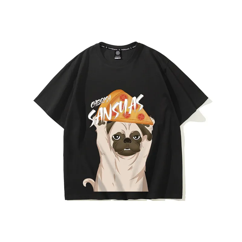 SANSYAS MENGCHONGJUNTUAN Straight T-Shirt Unisex-15