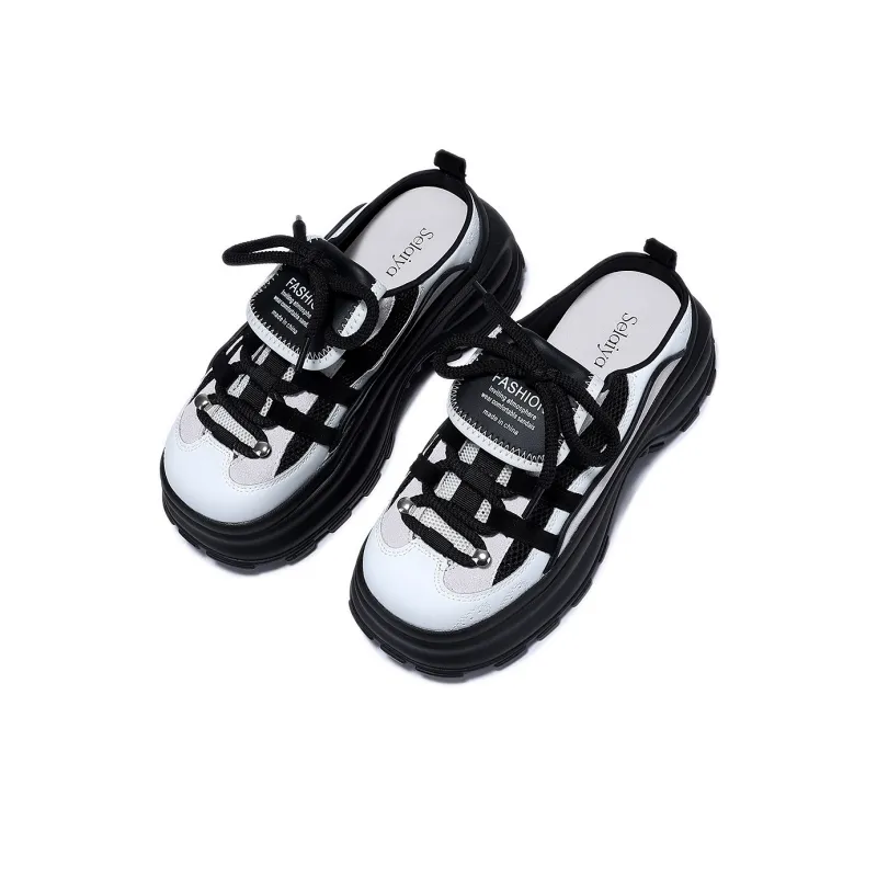 SELAIYA Rubber Sole Abrasion Resistant Closed Toe Slippers Women's-2
