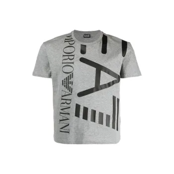 EMPORIO ARMANI EA7 T-Shirts Men Gray