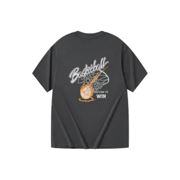 PEAK Basketball Culture Collection Sports Lifestyle Collection T Shirt Men's Dark Gray