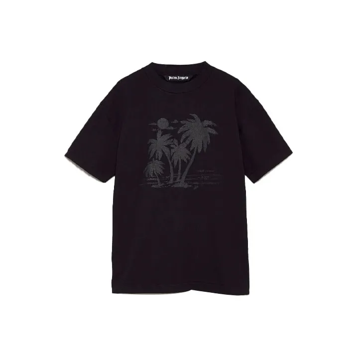 PALM ANGELS X Team Wang Palm Trees T shirt-0