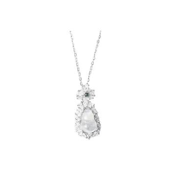PUTUOSHANWENCHUANG S925 Silver Necklaces Women's