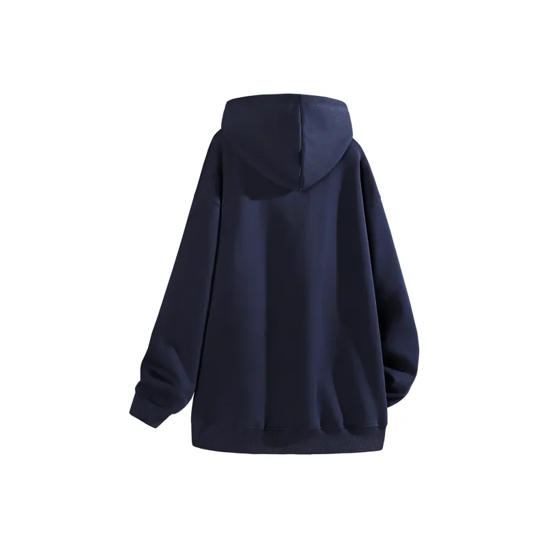 Warrior Sweatshirt Unisex Navy Blue & White-7
