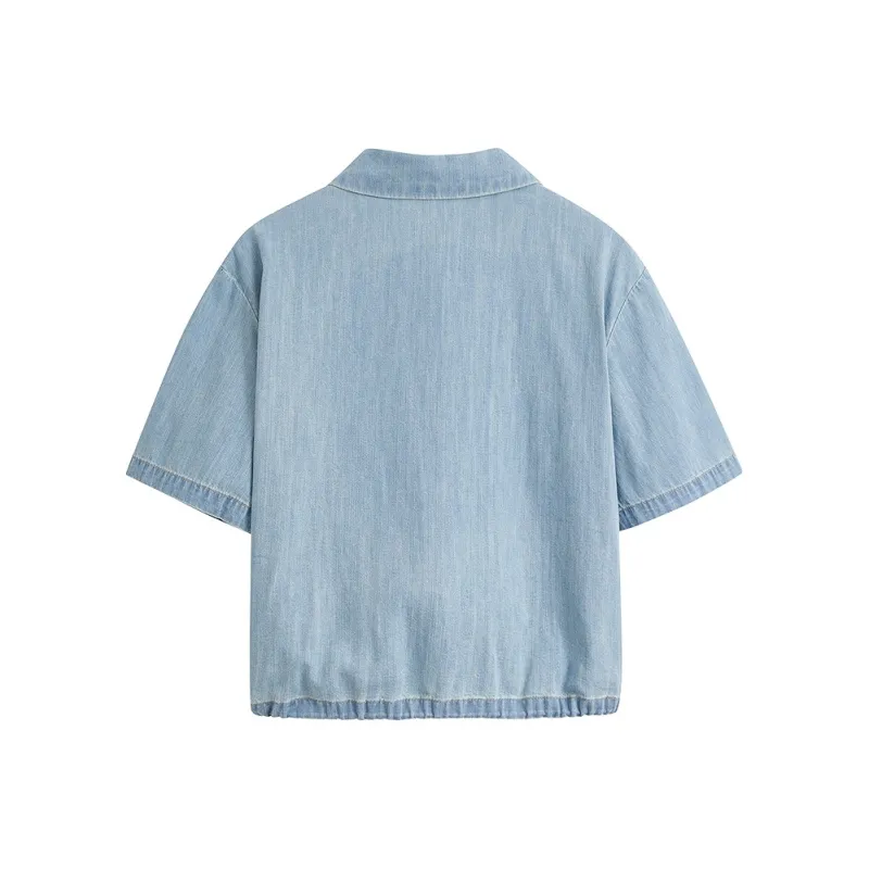 Inman Shirts Women's Denim Blue-1