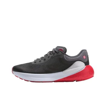 Lululemon Beyondfeel Anti Slip Wear Resistant Low Top Casual Running Shoes Men's Black White Red