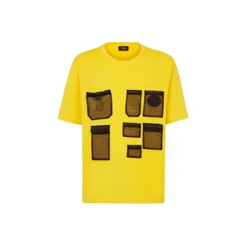 FENDI Commercial Over T Shirt With Mesh Pockets