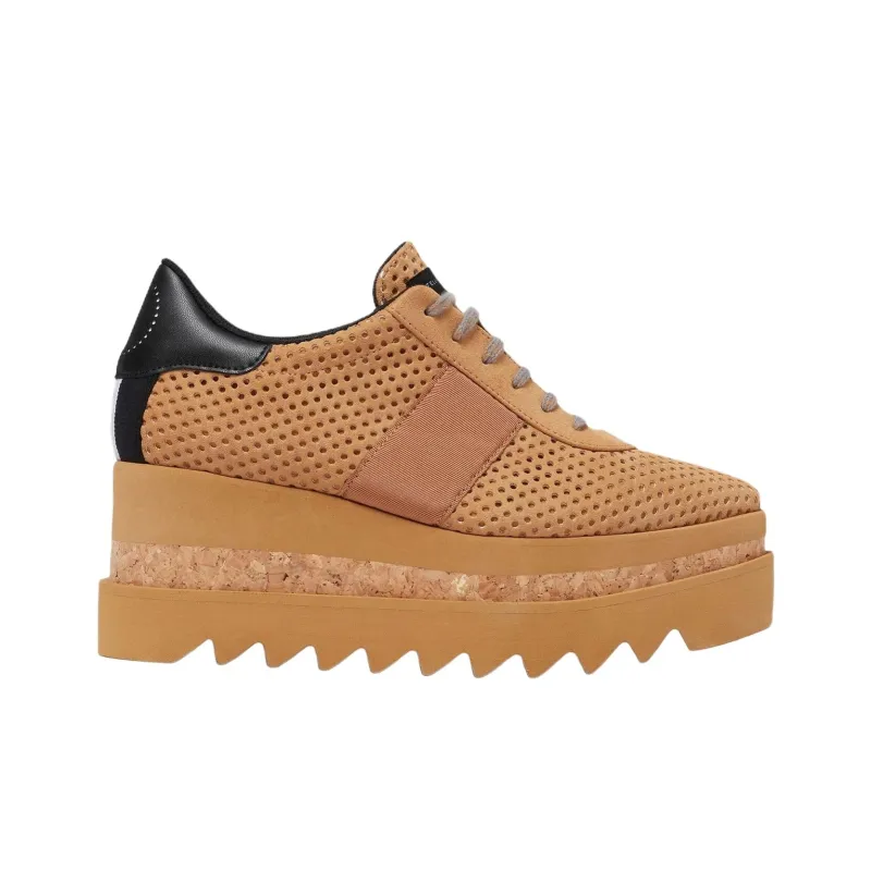 Stella McCartney Sneak Elyse Low Top Casual Shoes Women's Camel-1