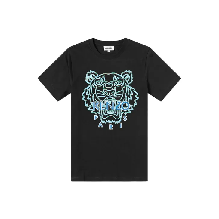 KENZO SS22 Actua Summer Tiger Classic T-Shirt Black-0