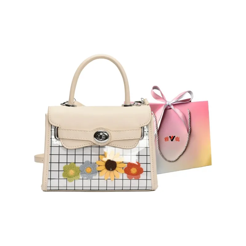 Yalu PU Shoulder Bag, Crossbody Bag, Handbag Women's Black/Pink/White-13