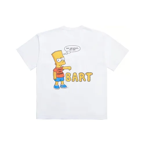 아크메드라비 Acme De La Vie X SIMPSONS 화이트 남녀공용 티셔츠