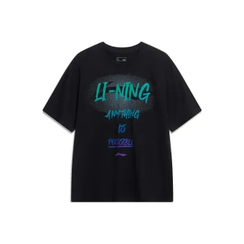 LiNing Sports Lifestyle Collection Sports Fashion Collection T Shirt Unisex Black