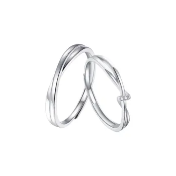 FBRUE 925 Sterling Silver Rings Unisex