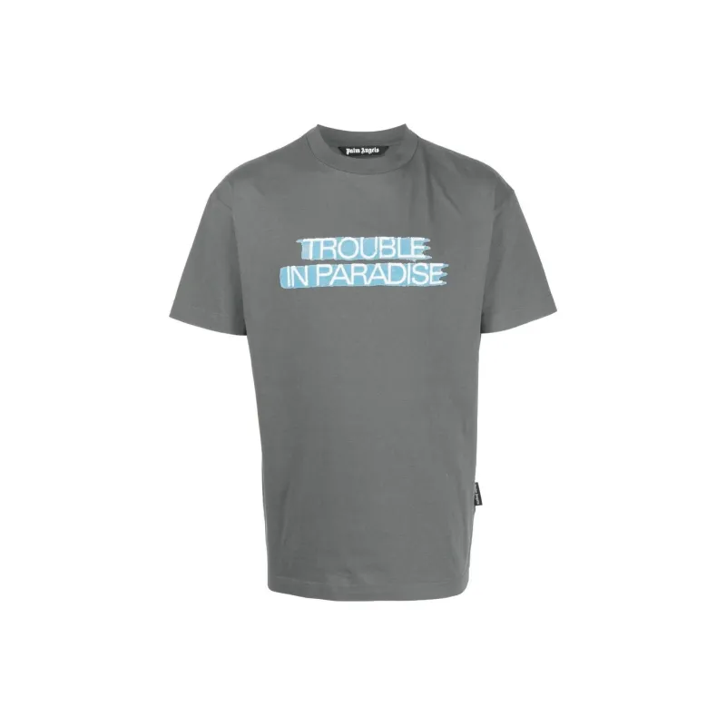 PALM ANGELS Trouble In Paradise Tee-0