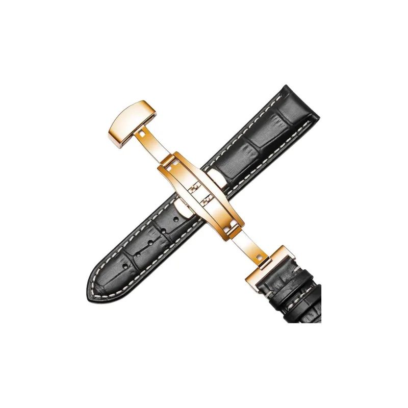FUDIEN Tissot, Longines, Casio, MIDO, King DW Compatibility Watch Band 185mm Cowhide Leather Material-23