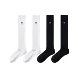 [4 Pack, Calf Slimming Stack]2 Pack White+2 Pack Black
