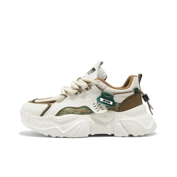 JKEM Cushioned Slip-Resistant Abrasion-Resistant Low-Top Chunky Sneakers Men's
