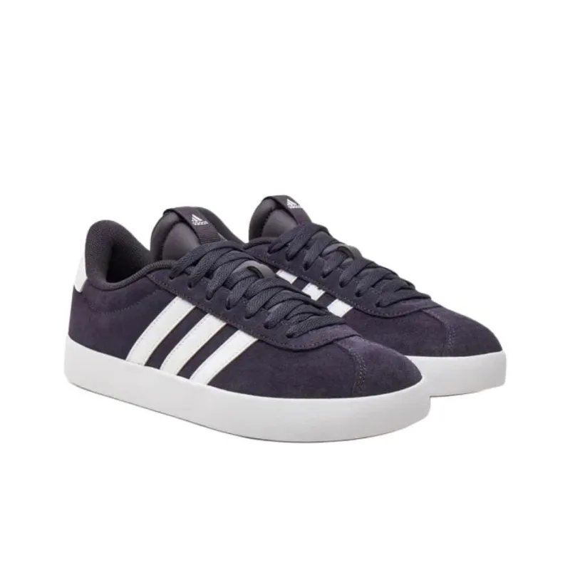 Adidas VL COURT 3.0 Anti Slip Wear Resistant Low Top Skateboard Shoes Women's Black White-1