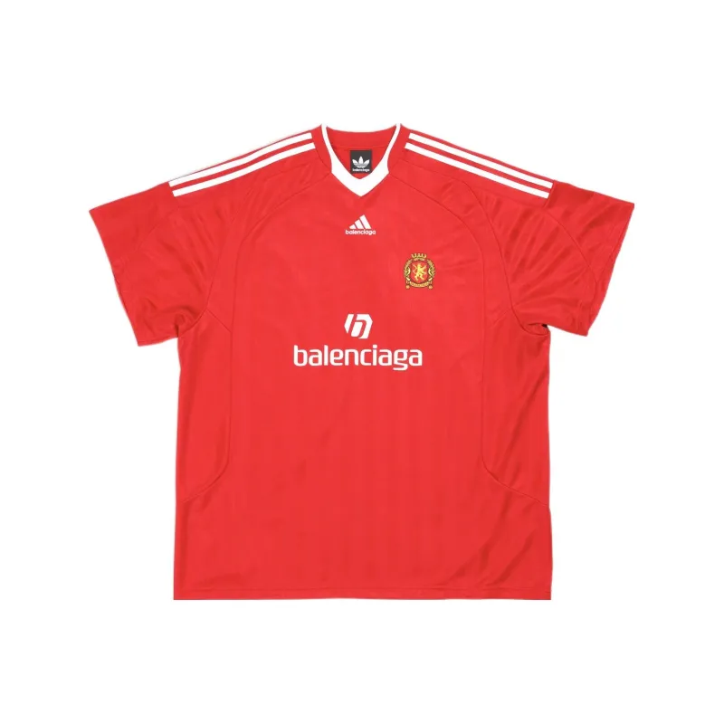 Balenciaga X Adidas Soccer T Shirt Oversized-0