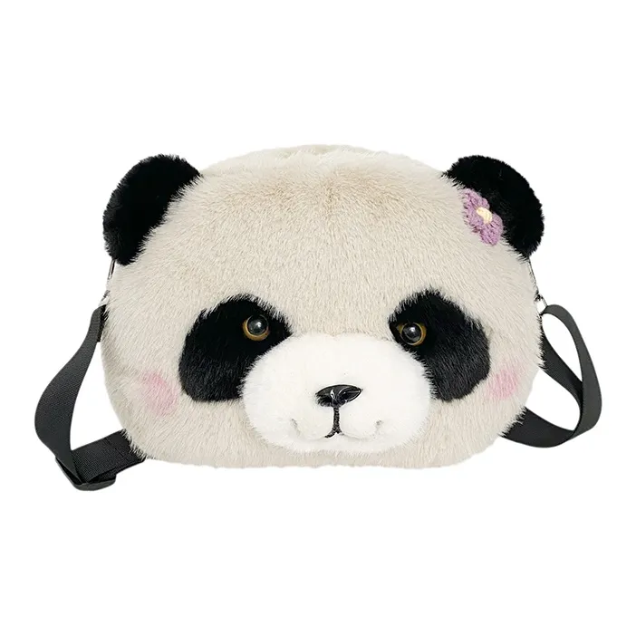 Debecca Plush Crossbody Bag Women's White-0