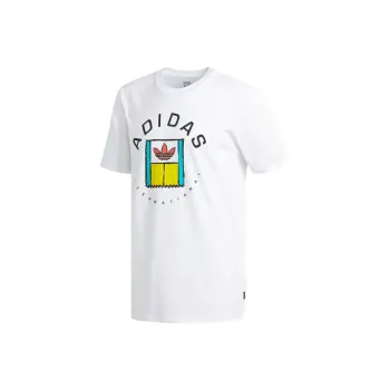 Adidas Originals Clover Series T Shirts Men White