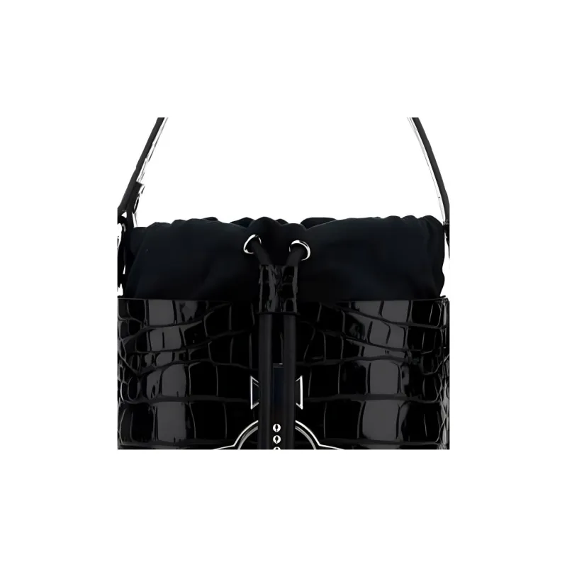 Vivienne Westwood Daisy Orb Plaque Drawstring Bucket Bag-7