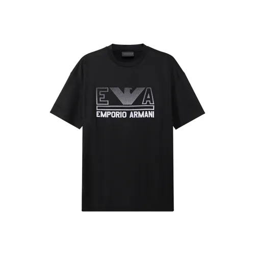 EMPORIO ARMANI T Shirts Men Black