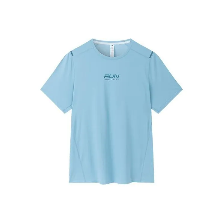 ANTA T Shirts Men Sky Smoke Blue-0