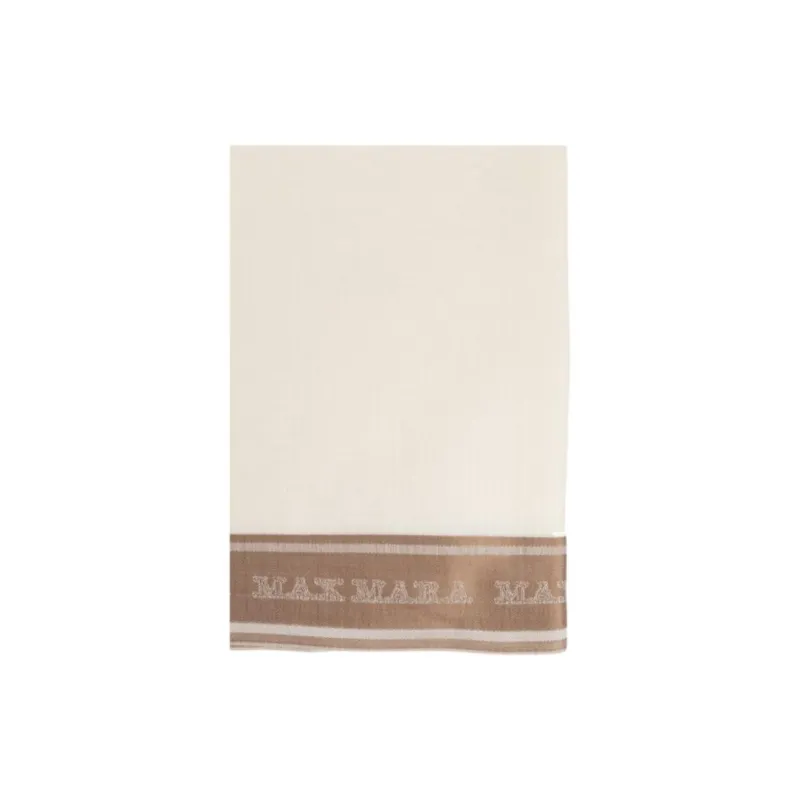 MaxMara Logo Detailed Scarf-1