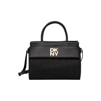 DKNY Logo plaque Tote Bag