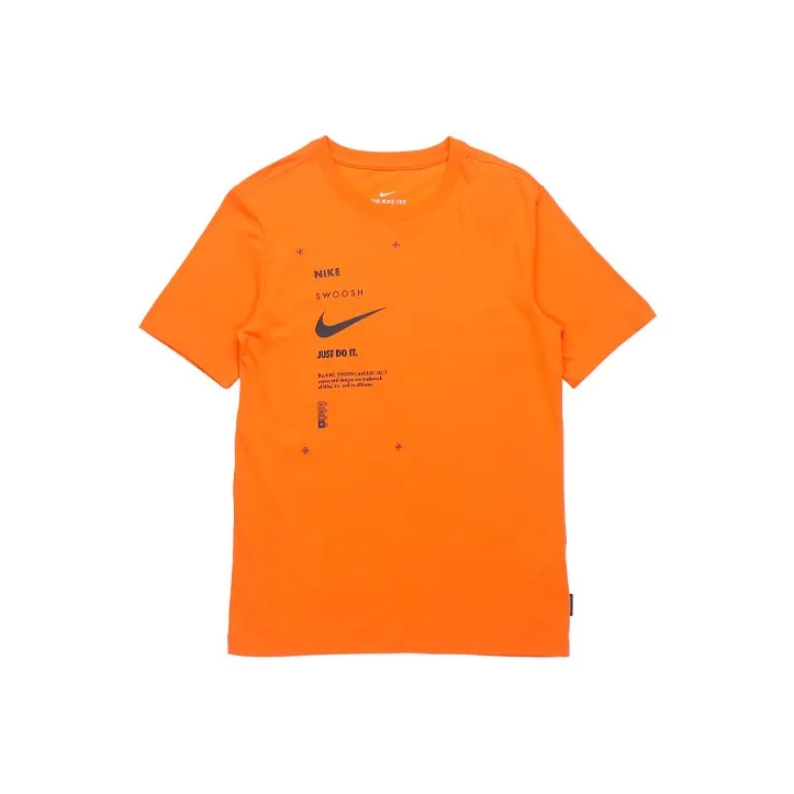 Nike Sportswear Club T Shirts Men Orange-0