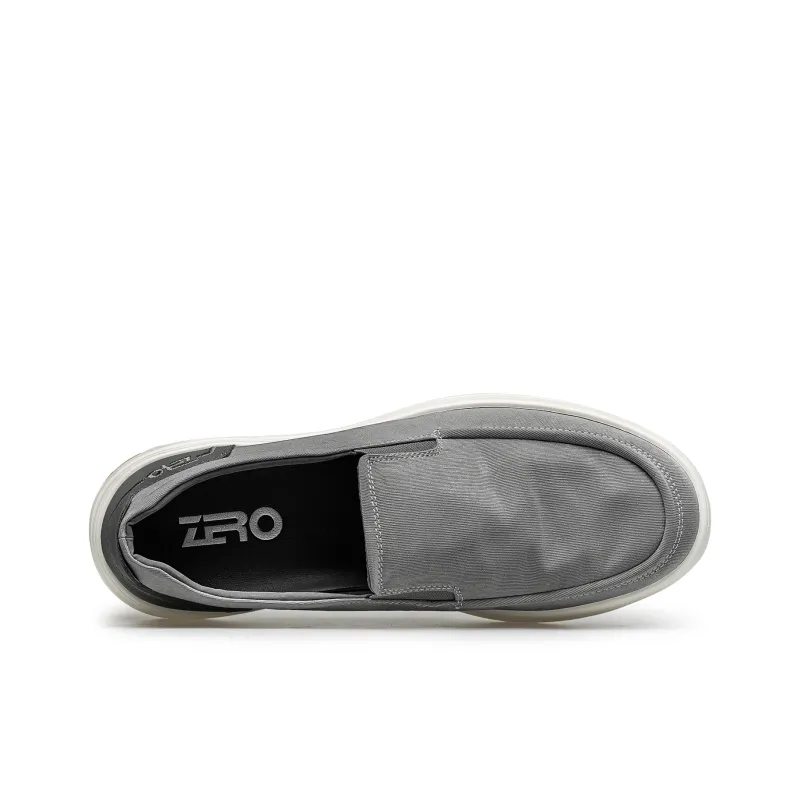 ZRO Breathable Cushioning Height Increase Low Top Casual Shoes Men's Gray-5