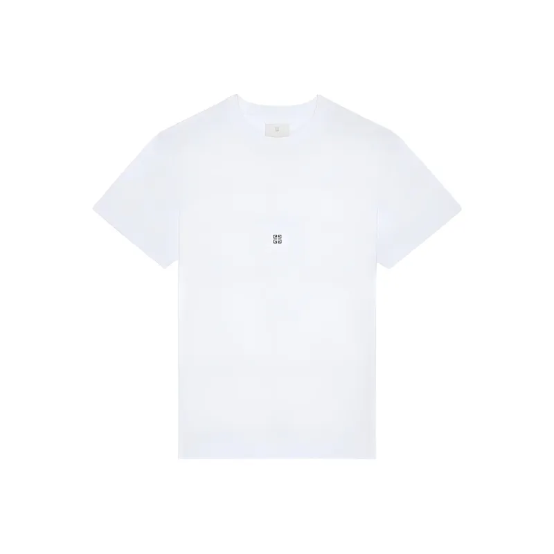 Givenchy Logo Embroidered Crewneck T Shirt-0