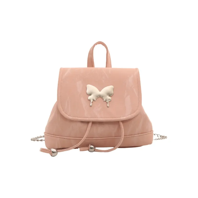 Dusen Kangaroo PU Backpack Women's White/Silver/Multicolor-17