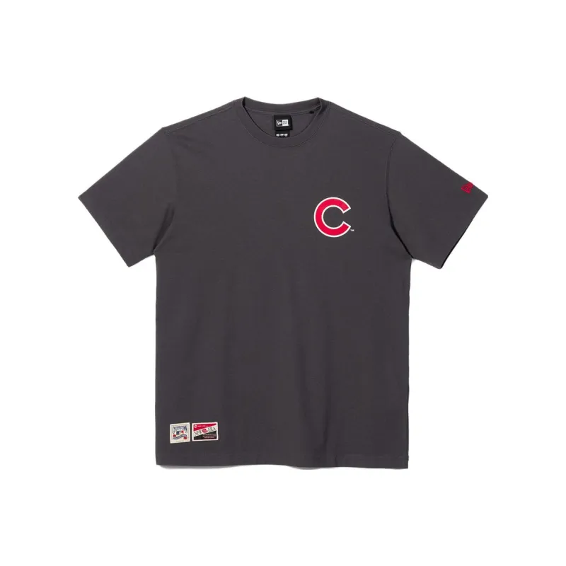 New Era New Era X MLB Co brand T Shirts Unisex Gray-0